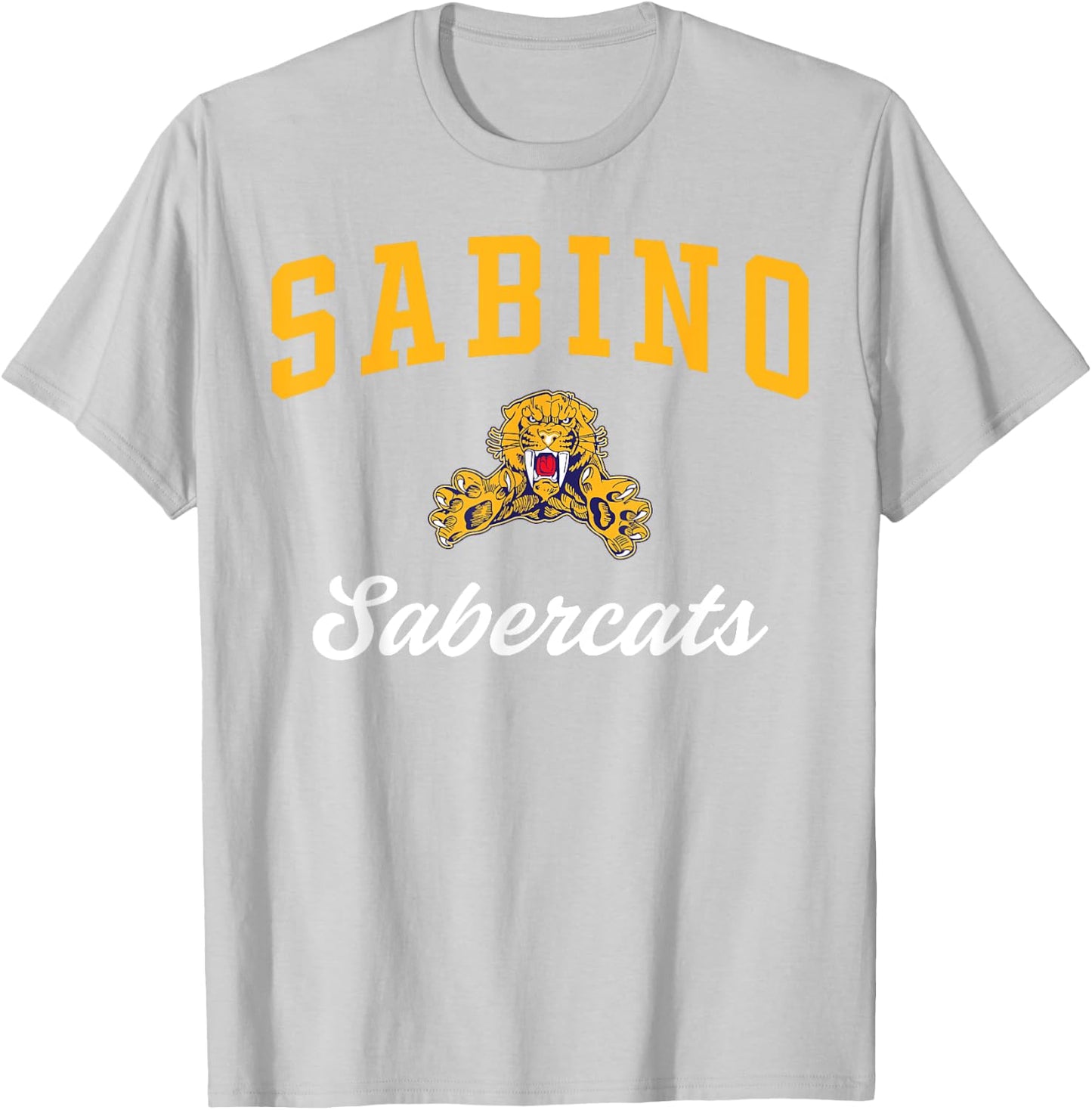 Sabino High School Sabercats C3 T-Shirt - T-Shirt | Ash