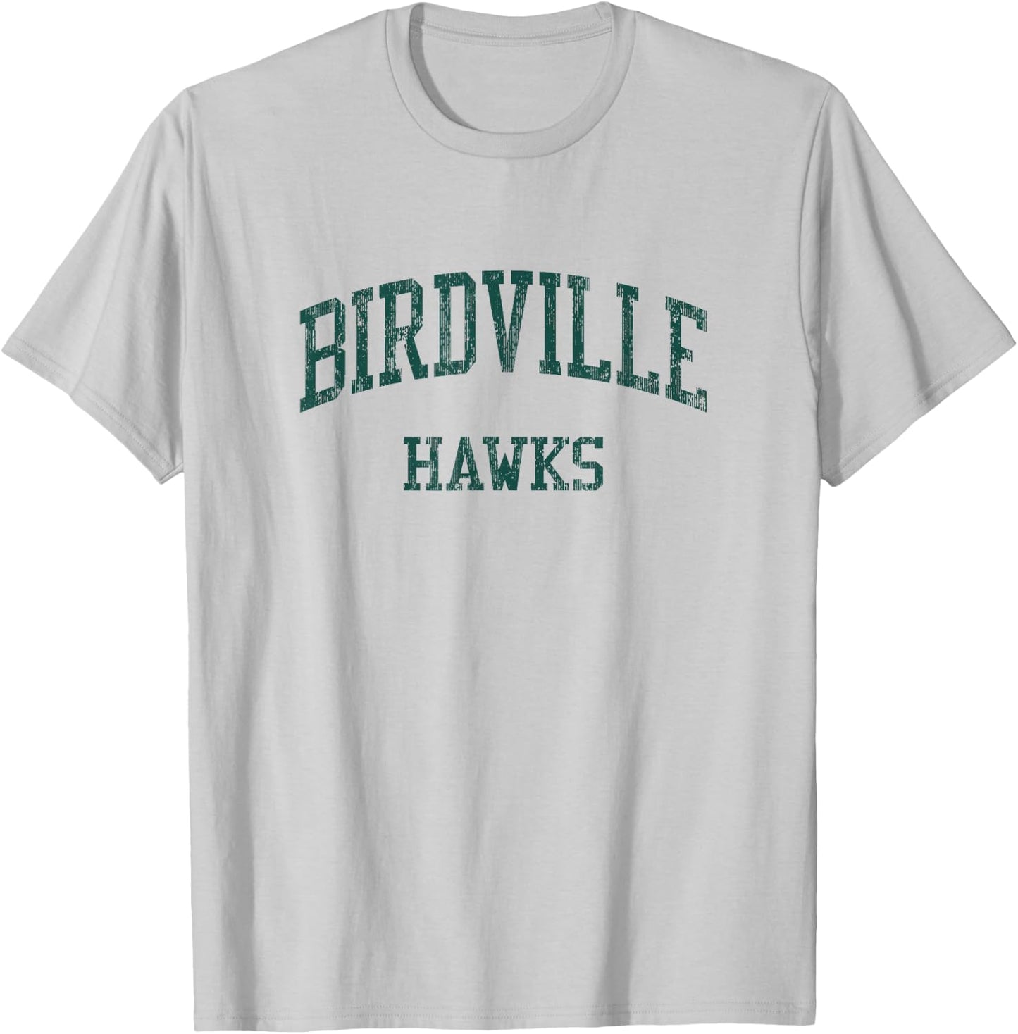 Birdville High School HS North Richland Hills TX Vintage SPO T-Shirt - T-Shirt | Ash