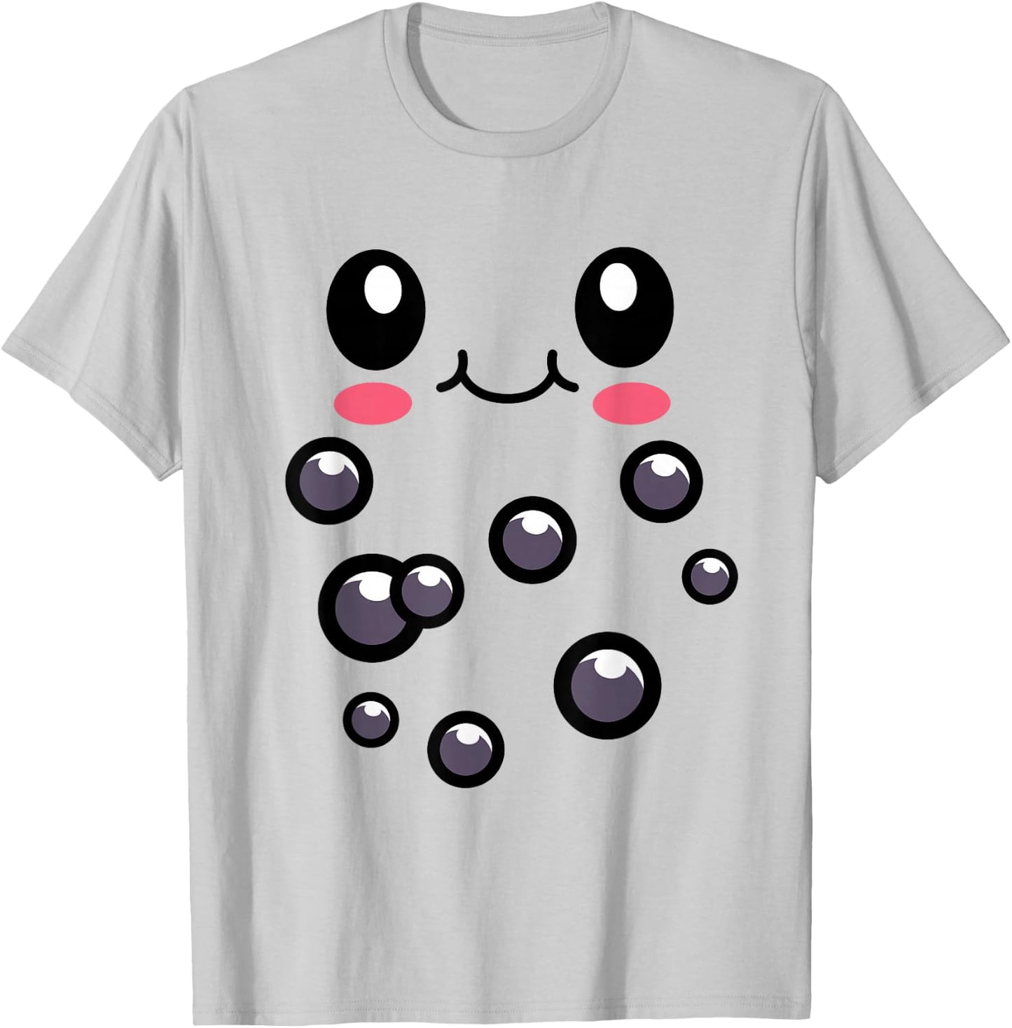 Strawberry Milk Bubble Tea Outfit Boba Tea Halloween Costume T-Shirt - T-Shirt | Ash