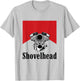 Vintage HD Motorcycle VTwin ShovelHead Engine Drawing Biker T-Shirt - T-Shirt | Ash