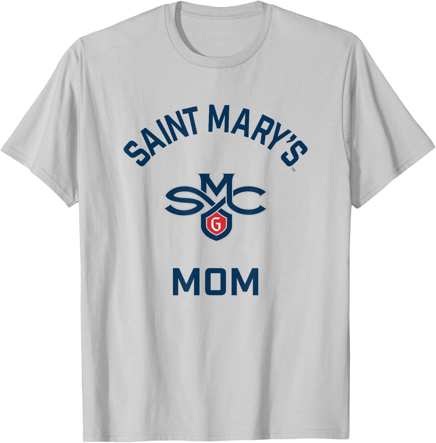 Saint Mary's College Gaels Arched Mom T-Shirt - T-Shirt | Ash