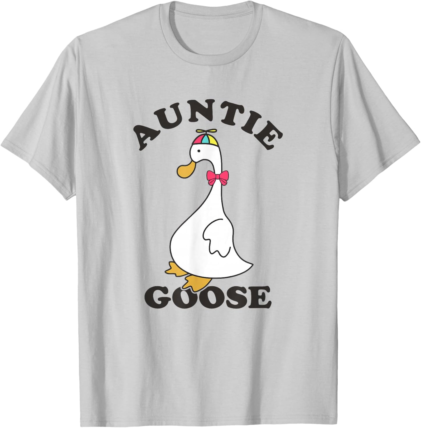 Auntie Goose Funny Silly Goose Aunt T-Shirt - T-Shirt | Ash