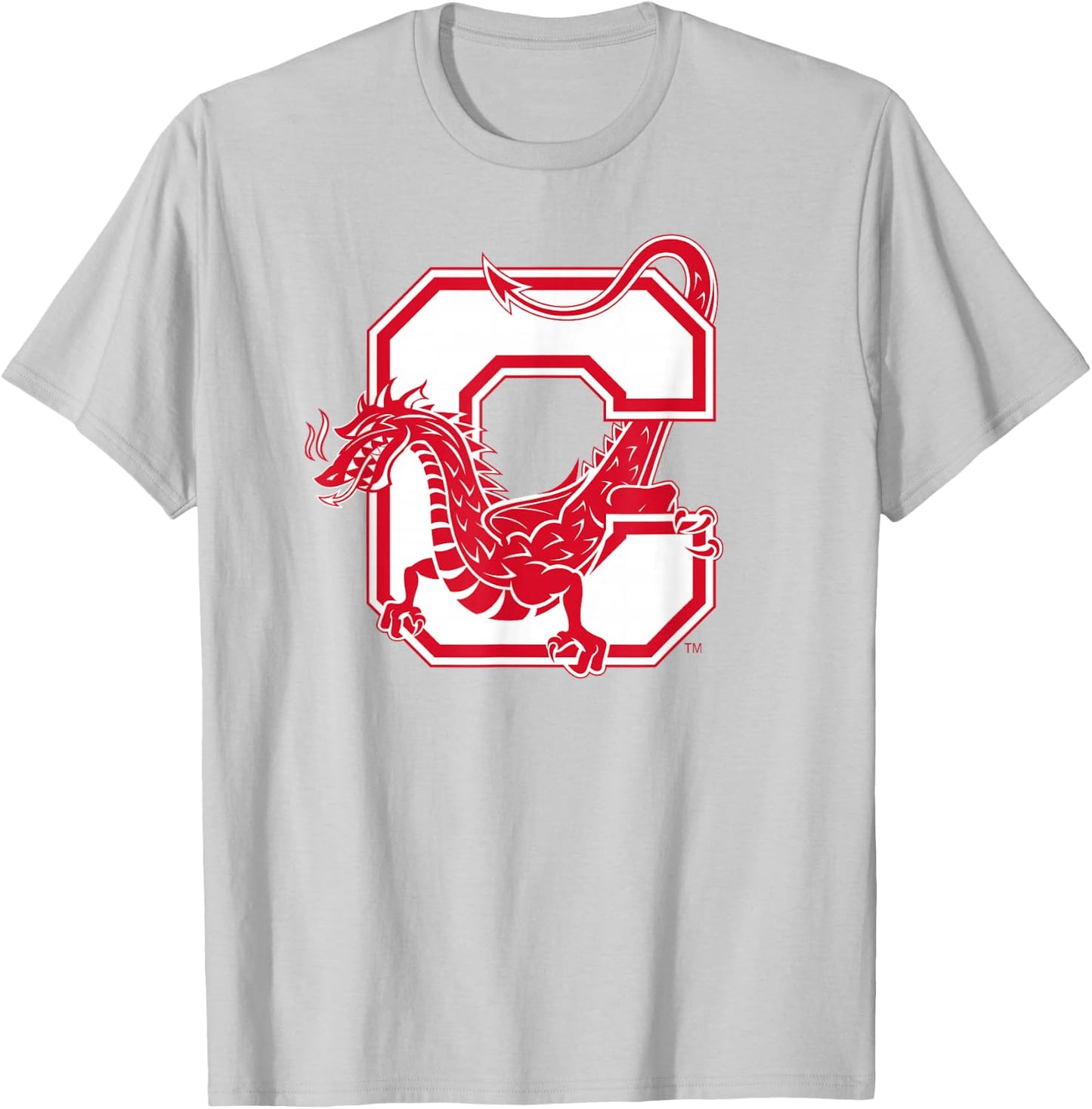 SUNY Cortland Red Dragons C Mark T-Shirt - T-Shirt | Ash