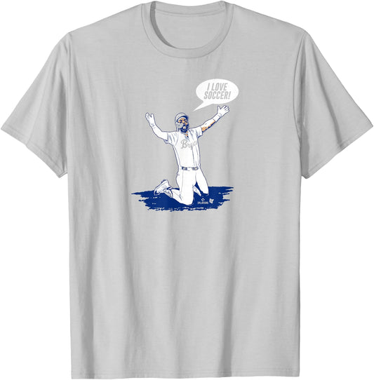 Bryce Harper - I Love Soccer - Philadelphia Baseball T-Shirt - T-Shirt | Ash