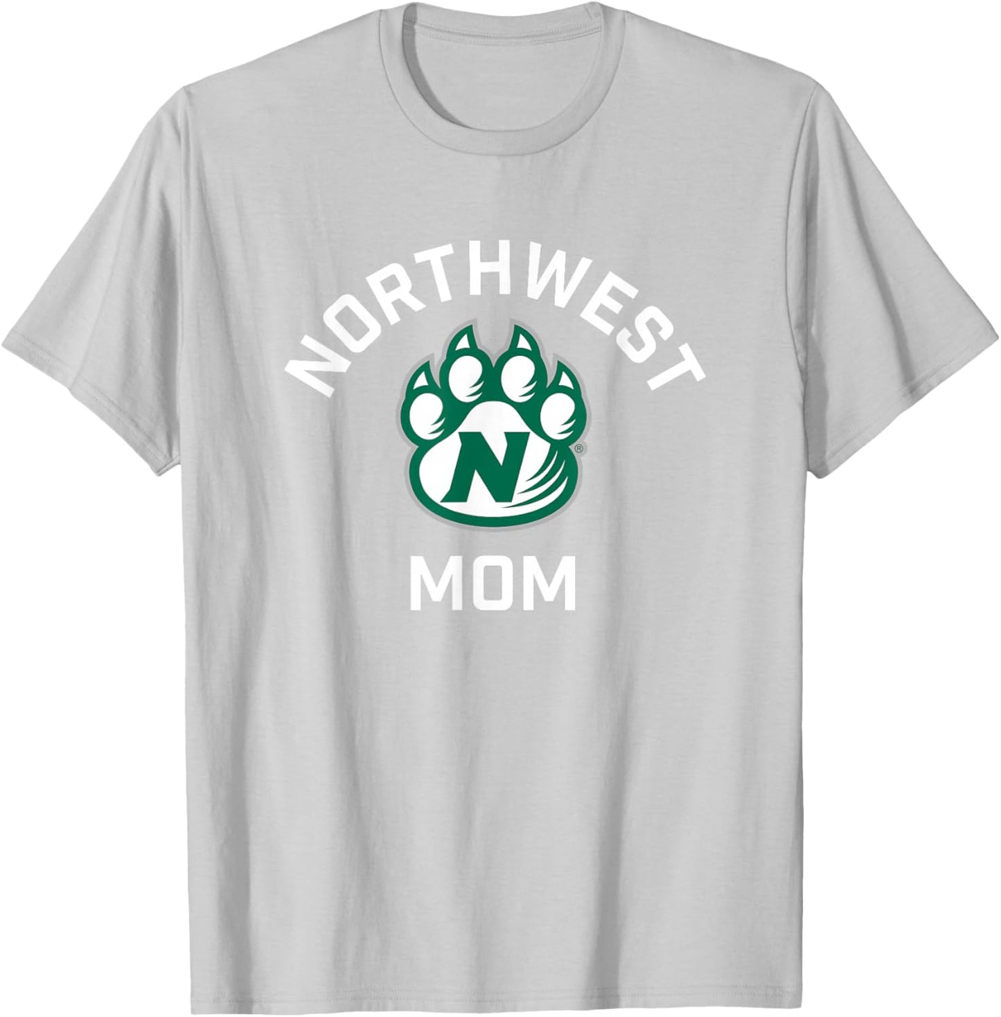 Northwest Missouri State Bearcats Arched Mom T-Shirt - T-Shirt | Ash