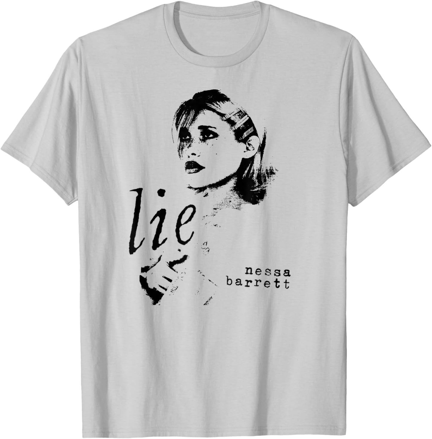 Nessa Barrett Lie T-Shirt - T-Shirt | Ash