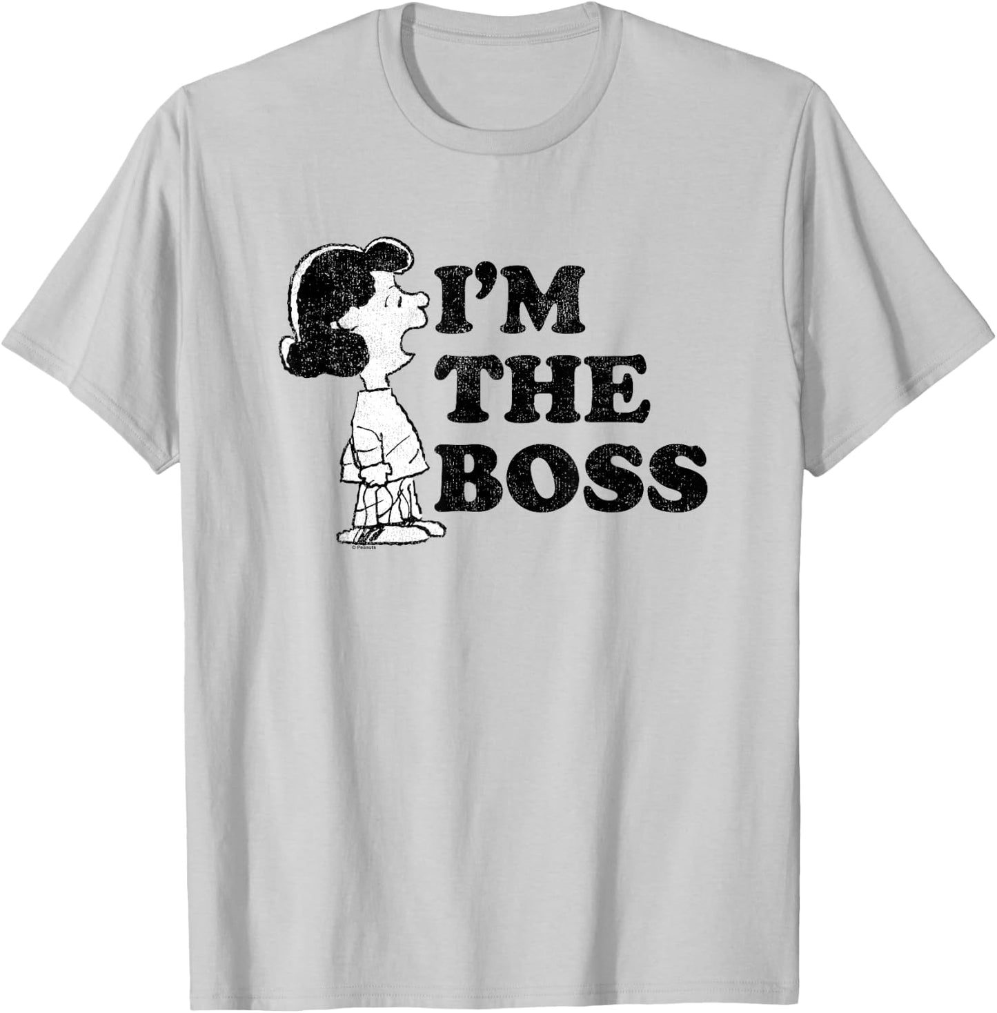 Peanuts - I'm The Boss Lucy T-Shirt - T-Shirt | Ash