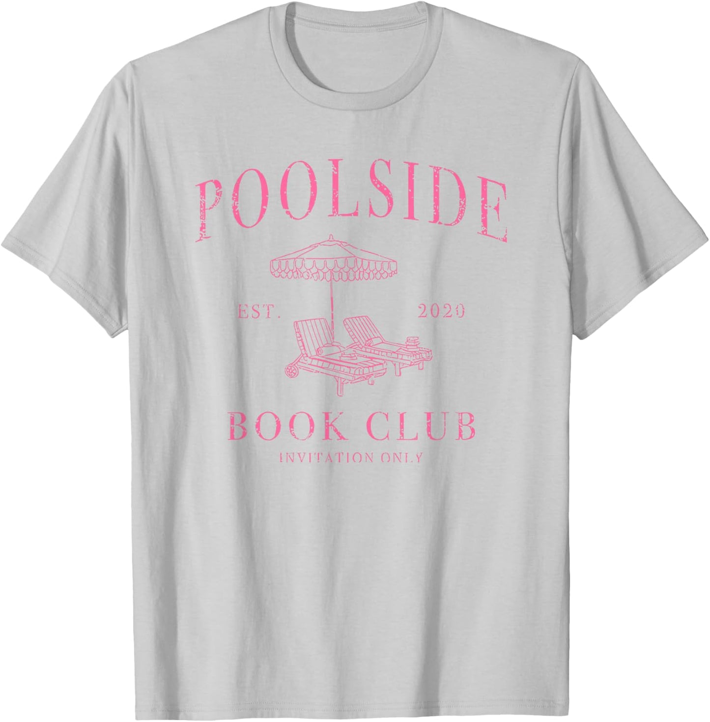 Poolside Book Club T-Shirt - T-Shirt | Ash