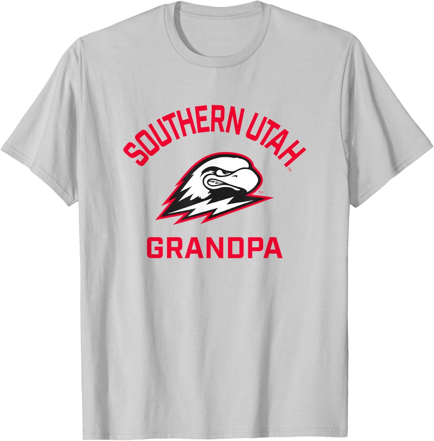Southern Utah University Thunderbirds Arched Grandpa T-Shirt - T-Shirt | Ash