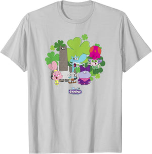 Chowder St. Patrick's Day Shamrock Group Shot T-Shirt - T-Shirt | Ash