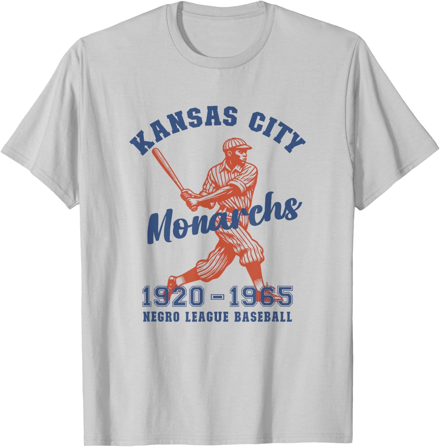 Kansas City Negro League Baseball Black History Month T-Shirt - T-Shirt | Ash