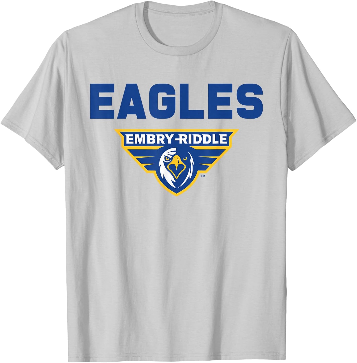 Embry Riddle Eagles | Official NCAA Merch | NCAFEMB002 T-Shirt - T-Shirt | Ash