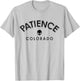Patience Colorado in College Style Lettering and Alien T-Shirt - T-Shirt | Ash