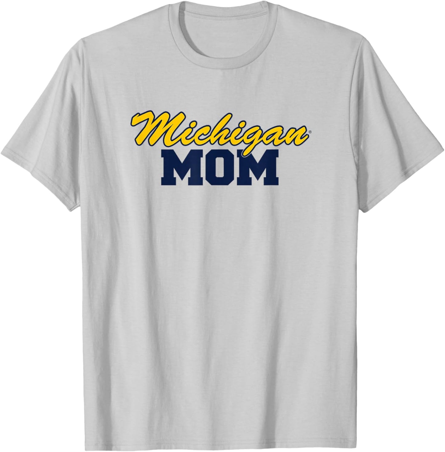 University of Michigan Wolverines U of M Mom T-Shirt - T-Shirt | Ash