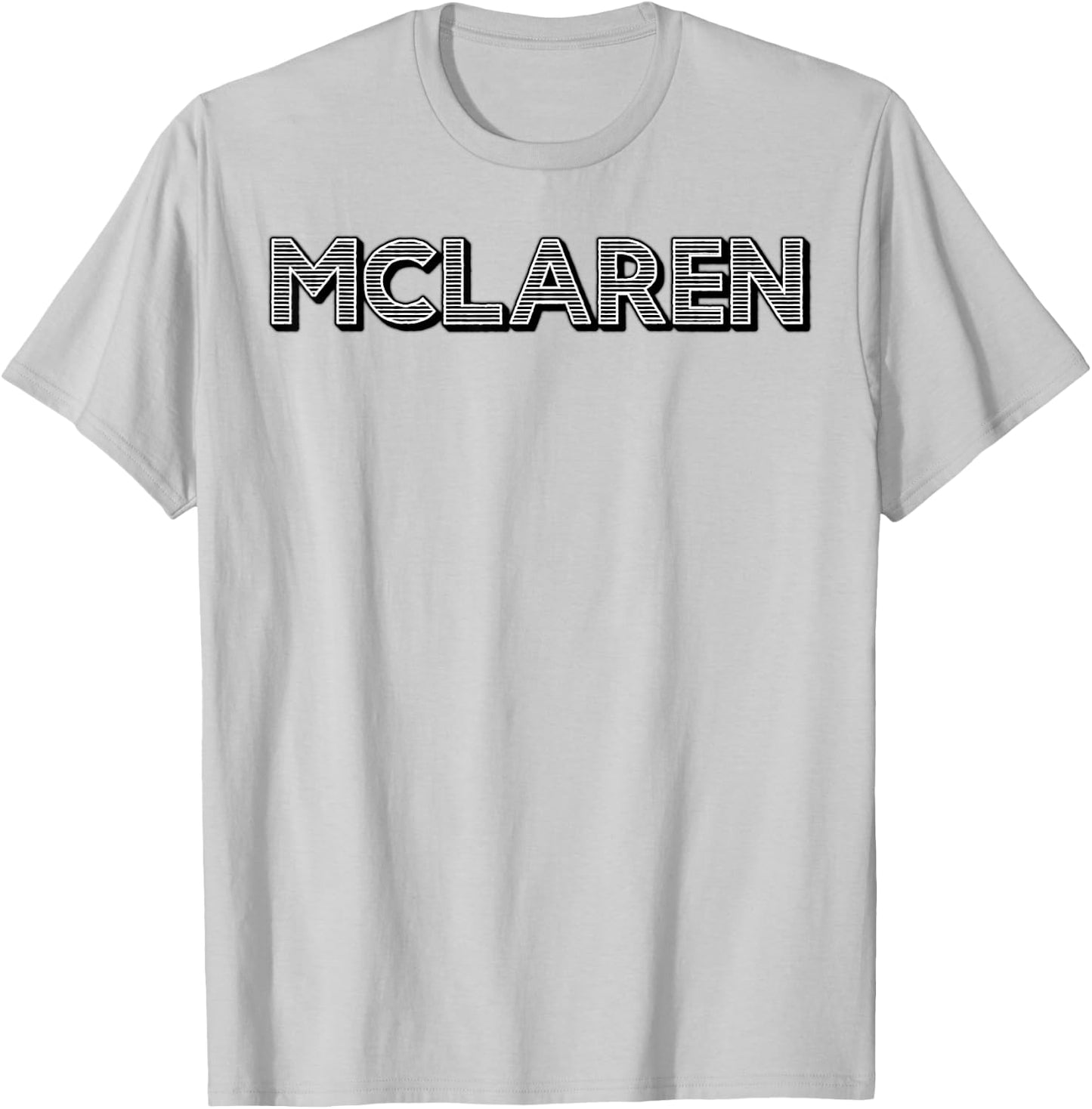 McLaren Name Retro 60s 70s 80s Vintage Family Funny Gift T-Shirt - T-Shirt | Ash