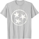 Orange Tennessee Flag Volunteer State Stars Vintage T-Shirt - T-Shirt | Ash