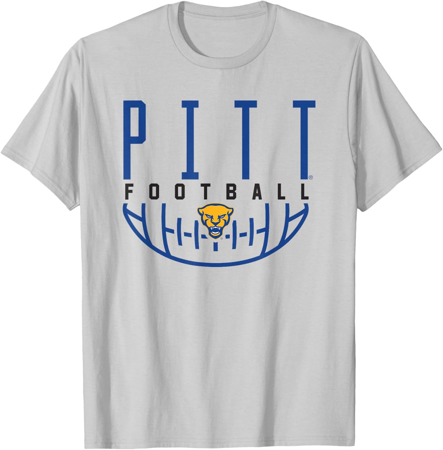 University of Pittsburgh Panthers Football T-Shirt - T-Shirt | Ash