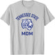 Tennessee State University TSU Tigers Arched Mom T-Shirt - T-Shirt | Ash
