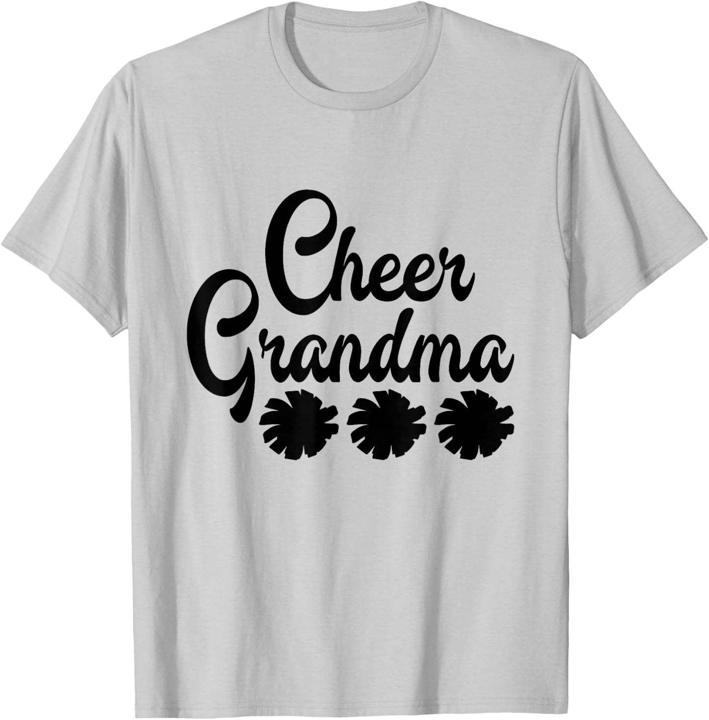 Cheer Grandma Cheerleading Grandmother Cheerleader T-Shirt - T-Shirt | Ash