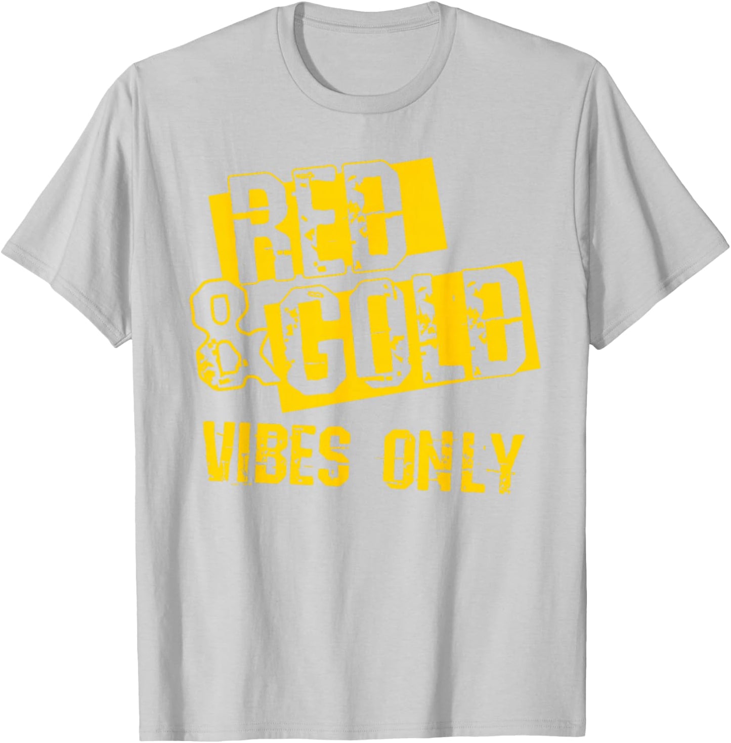 Red and Gold Game Day Group Shirt for High School Football T-Shirt - T-Shirt | Ash