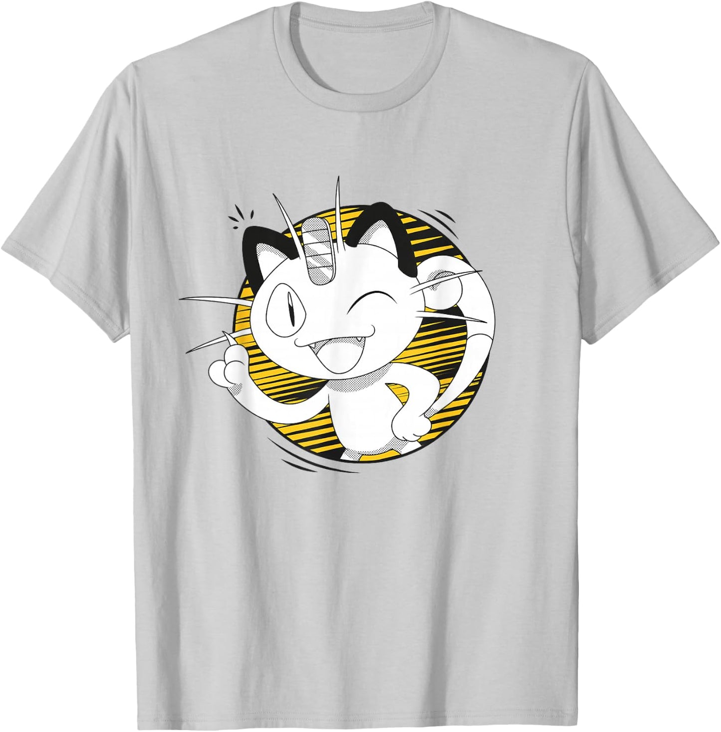 Pokémon Meowth That's Right! Winking Portrait T-Shirt - T-Shirt | Ash