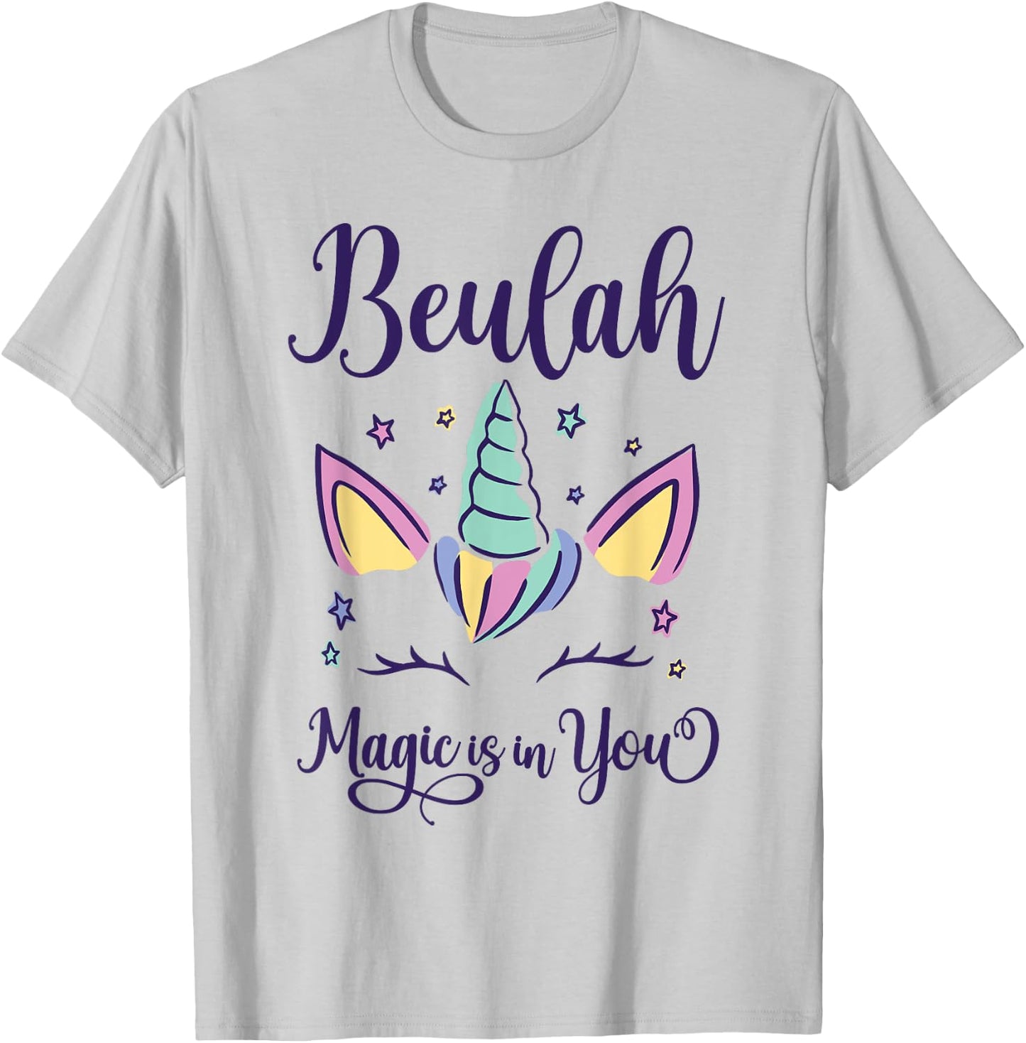 First Name Beulah Personalized I Love Beulah T-Shirt - T-Shirt | Ash