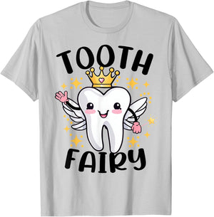 Tooth Fairy Halloween Costume Kids Men Women T-Shirt - T-Shirt | Ash