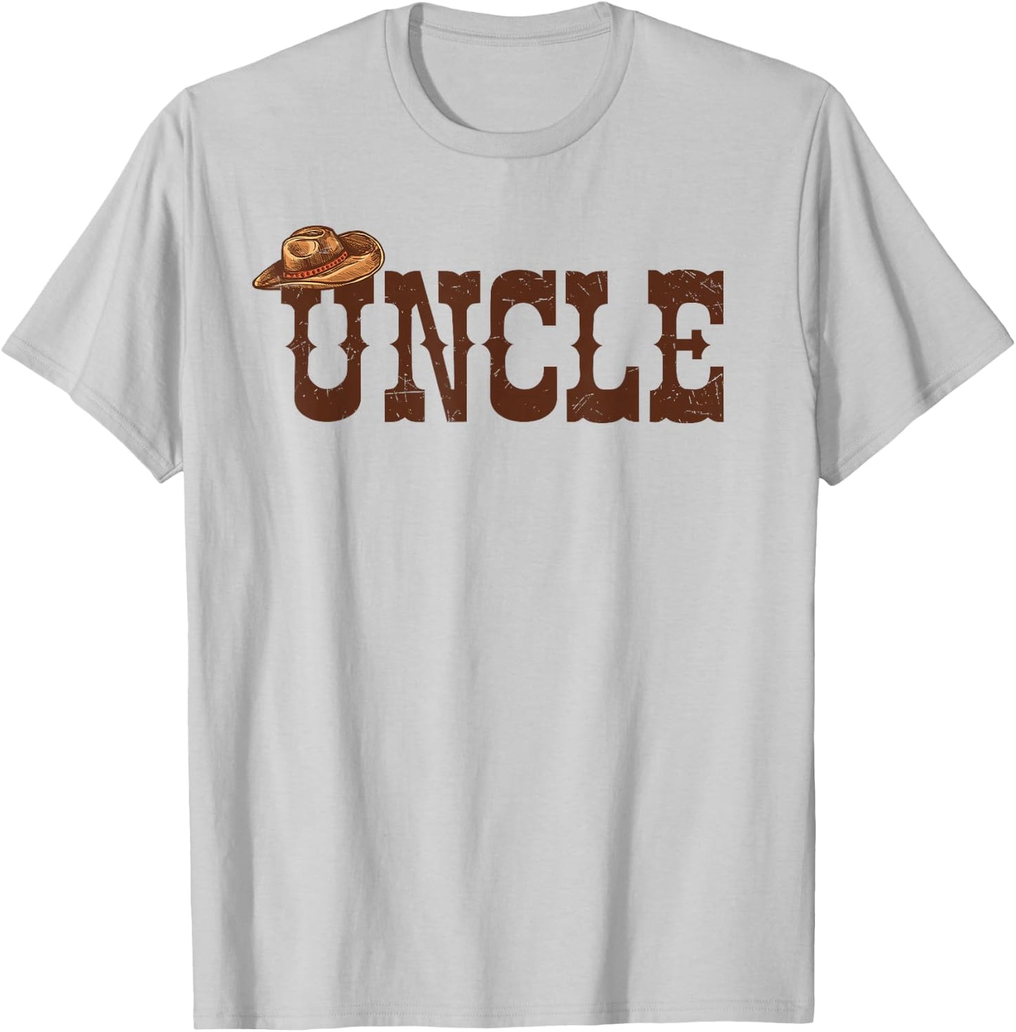Uncle Aunt Western Family Matching Birthday Cowboy Cowgirl T-Shirt - T-Shirt | Ash