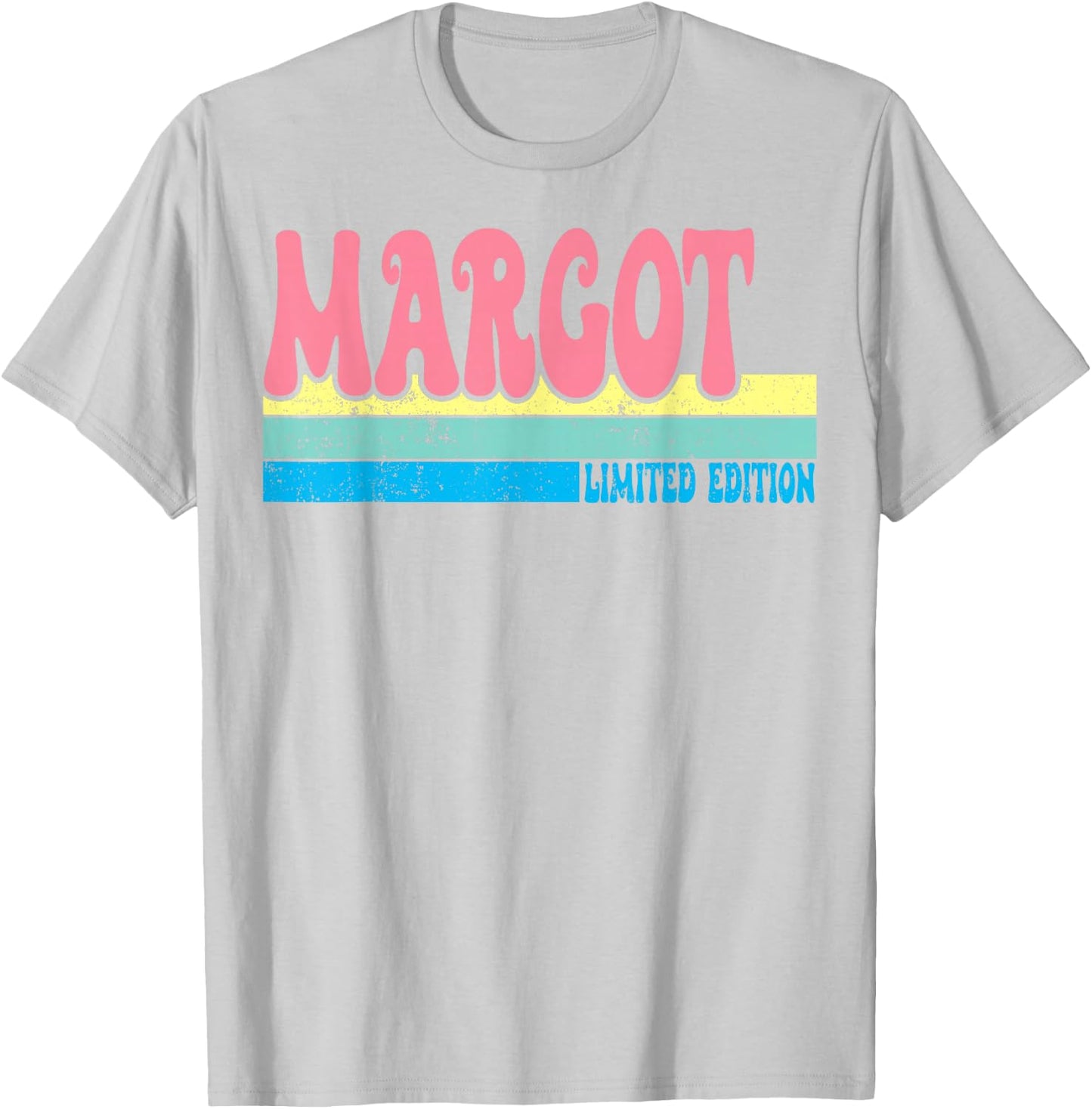 MARGOT Name Personalized Cute Idea Groovy Women MARGOT T-Shirt - T-Shirt | Ash