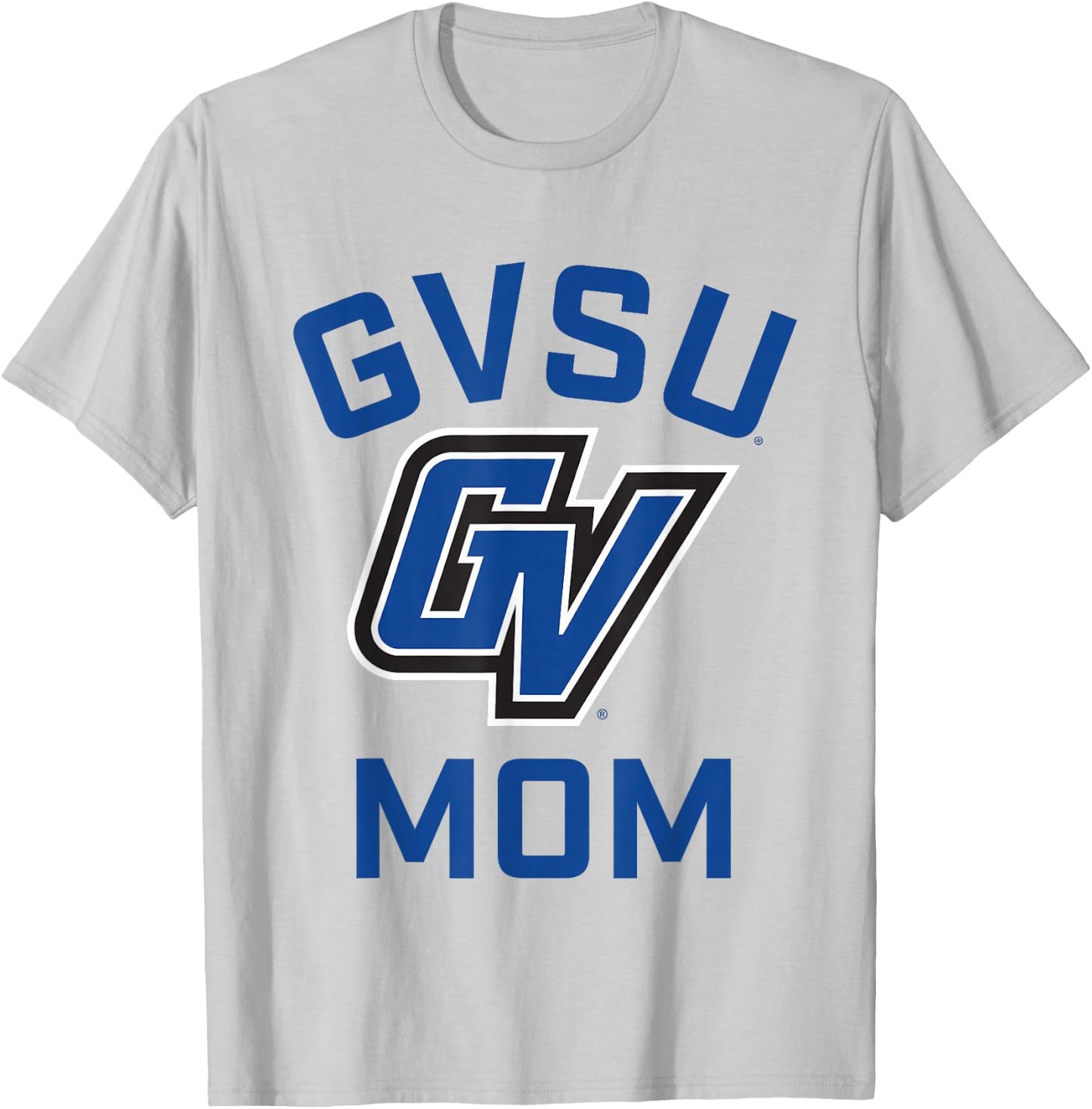 Grand Valley State University GVSU Lakers Arched Mom T-Shirt - T-Shirt | Ash