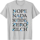 Blue Got Nothing For You Blue Graphic Light T-Shirt - T-Shirt | Ash