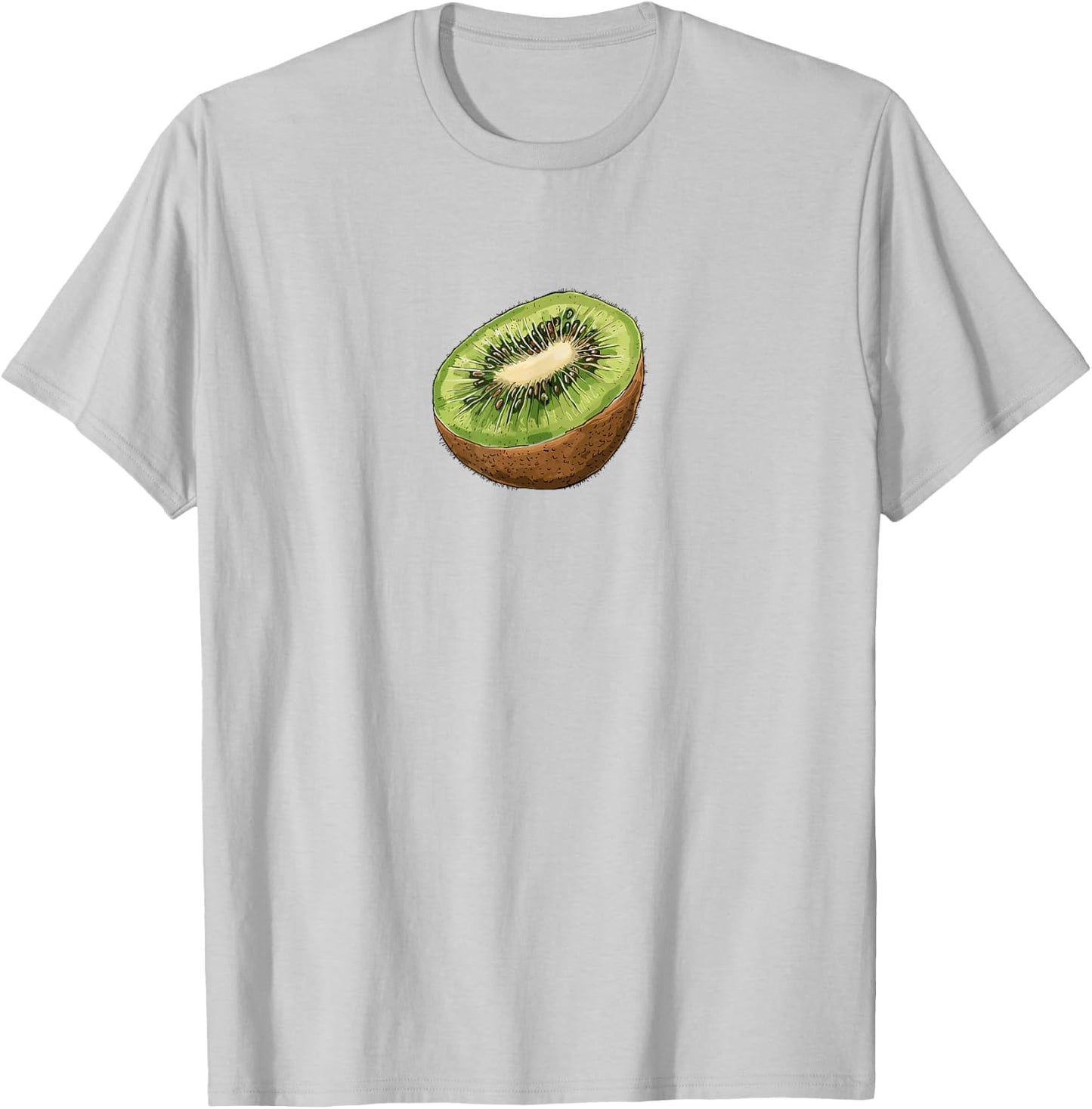 Kiwi Fruit Lovers Y2K Vintage Cute Retro Kiwi Graphic T-Shirt - T-Shirt | Ash