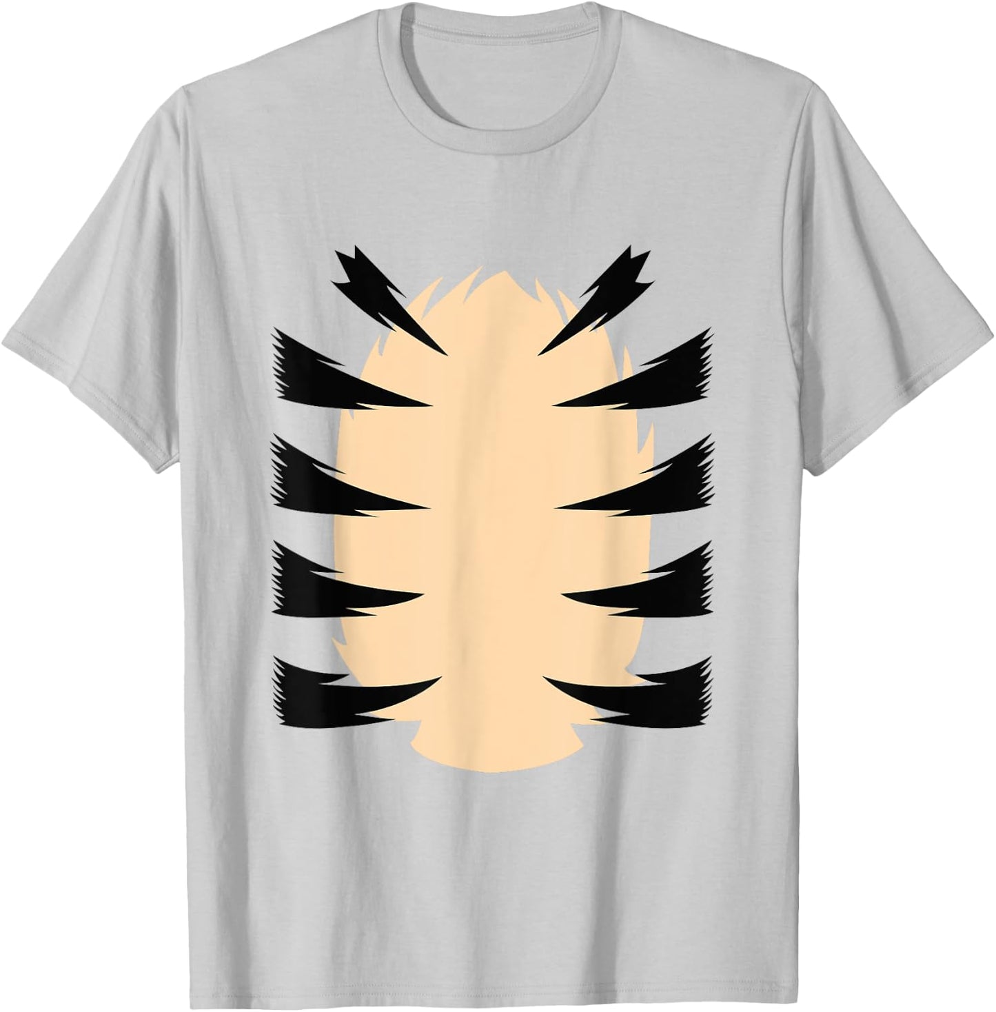 Funny Halloween Cute Tiger Belly Tiger Costume T-Shirt - T-Shirt | Ash