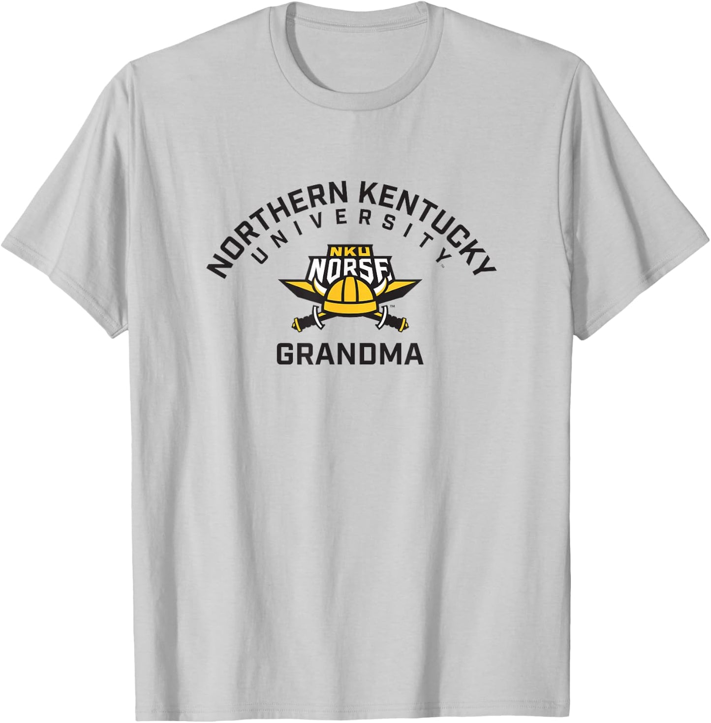 Northern Kentucky University NKU Norse Arched Grandma T-Shirt - T-Shirt | Ash