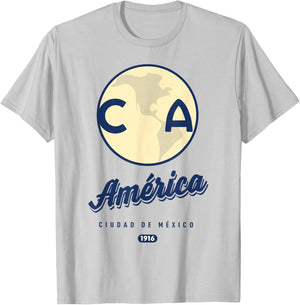 Club America - Score Big with Our Exclusive Collection T-Shirt - T-Shirt | Ash