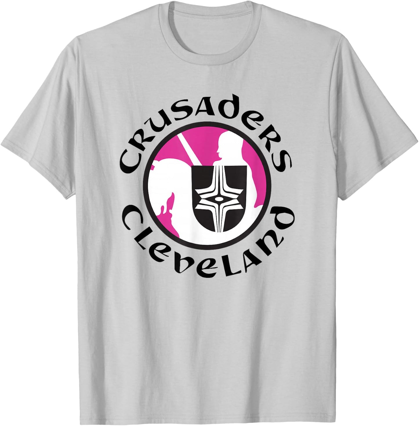 Retro Hockey - Cleveland Crusaders Hockey Team - WHA 70s T-Shirt - T-Shirt | Ash