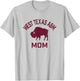 West Texas A&M WTAMU Buffaloes Arched Mom T-Shirt - T-Shirt | Ash