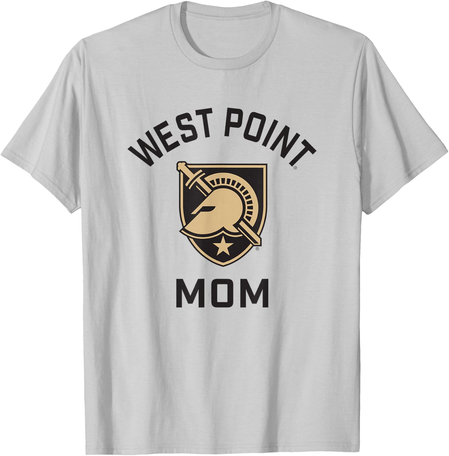 Army West Point Black Knights Arched Mom T-Shirt - T-Shirt | Ash