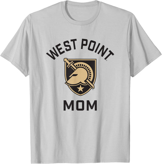 Army West Point Black Knights Arched Mom T-Shirt - T-Shirt | Ash