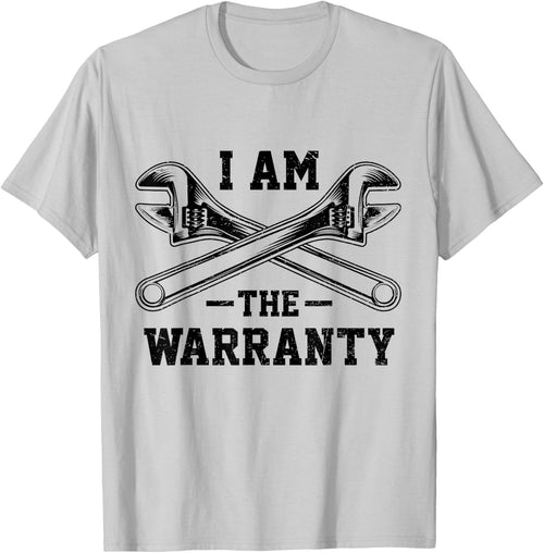 I Am The Warranty Crossed Wrench Proud Auto Car Mechanic
