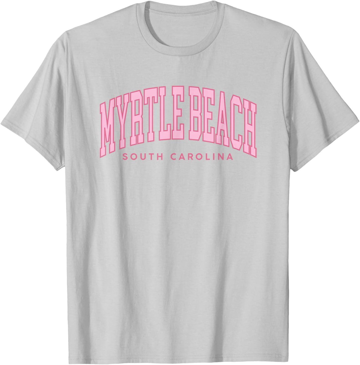 Retro Myrtle Beach South Carolina beach girls summer T-Shirt - T-Shirt | Ash