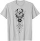 Celestial and Mystical Moon Goth T-Shirt - T-Shirt | Ash
