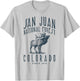 San Juan National Forest Elk Hunting Colorado T-Shirt - T-Shirt | Ash