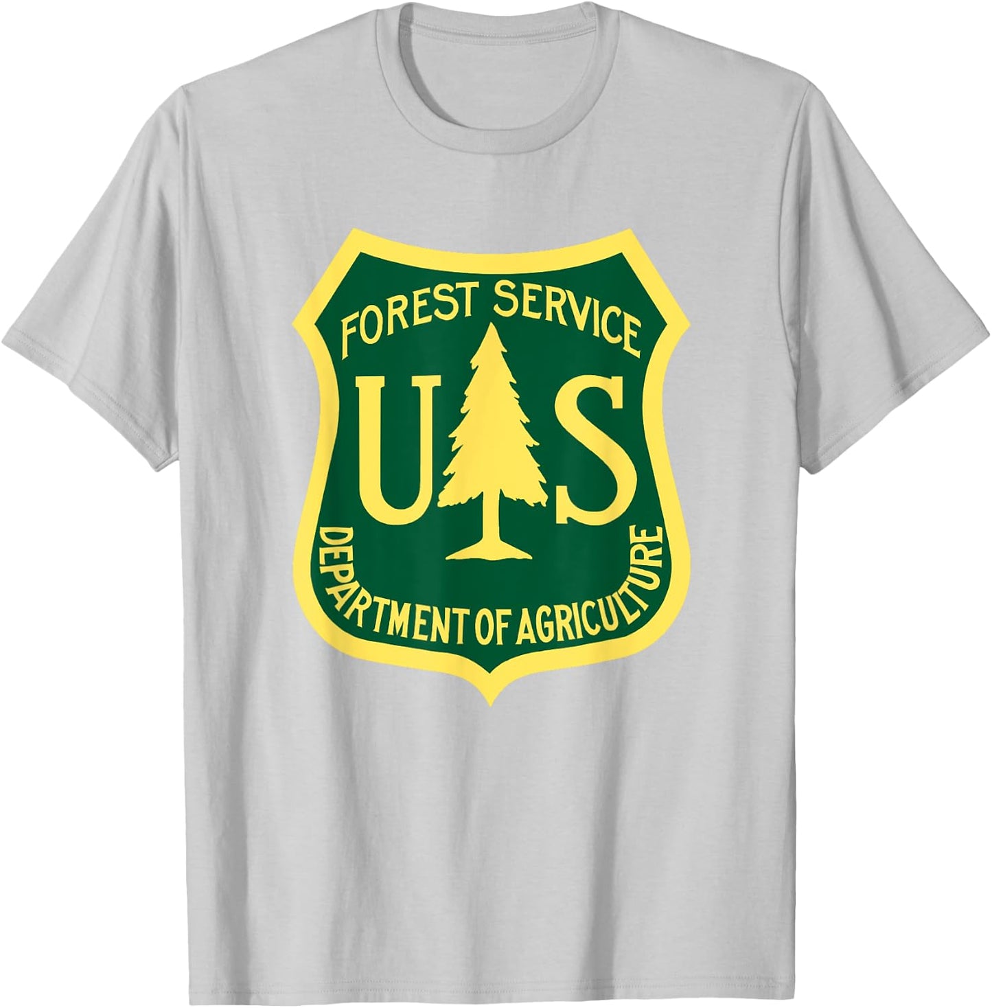 U.S Forest Service | Classic Logo T-Shirt - T-Shirt | Ash