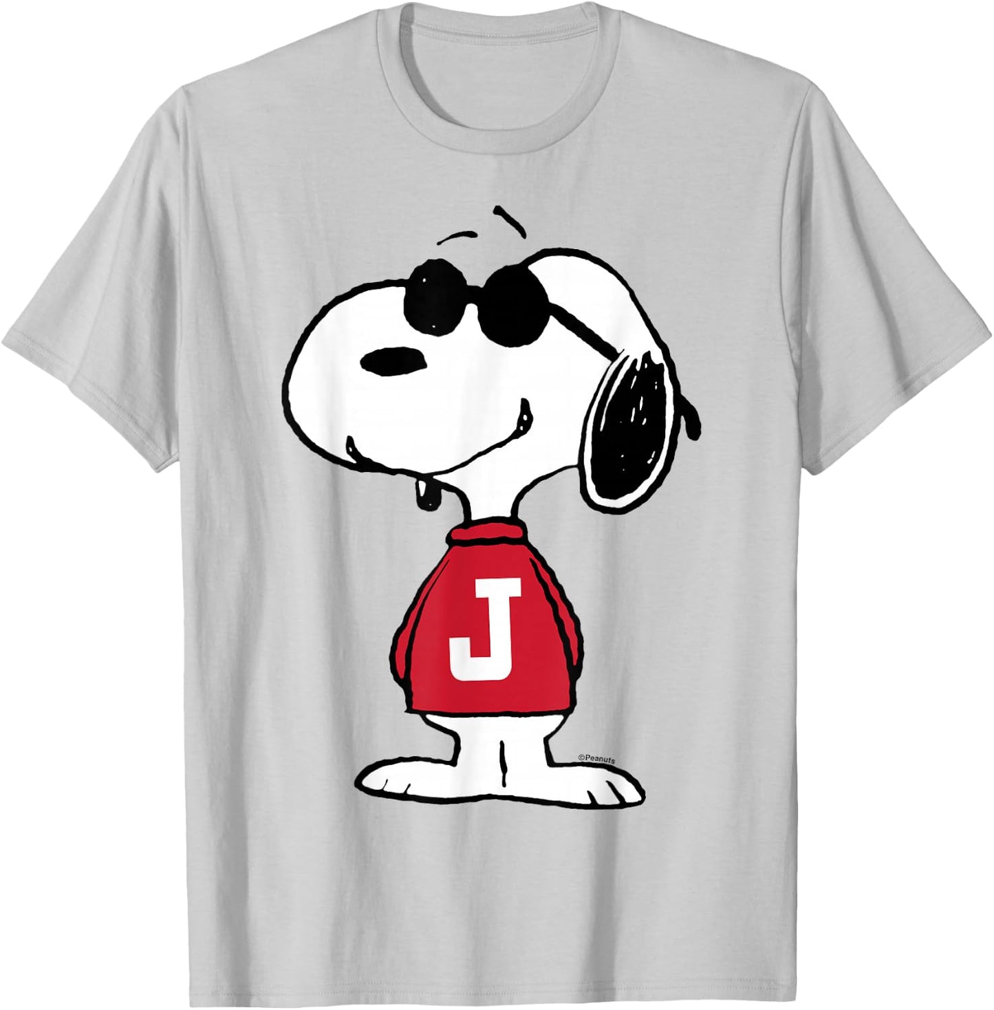 Peanuts - Snoopy Joe Cool T-Shirt - T-Shirt | Ash