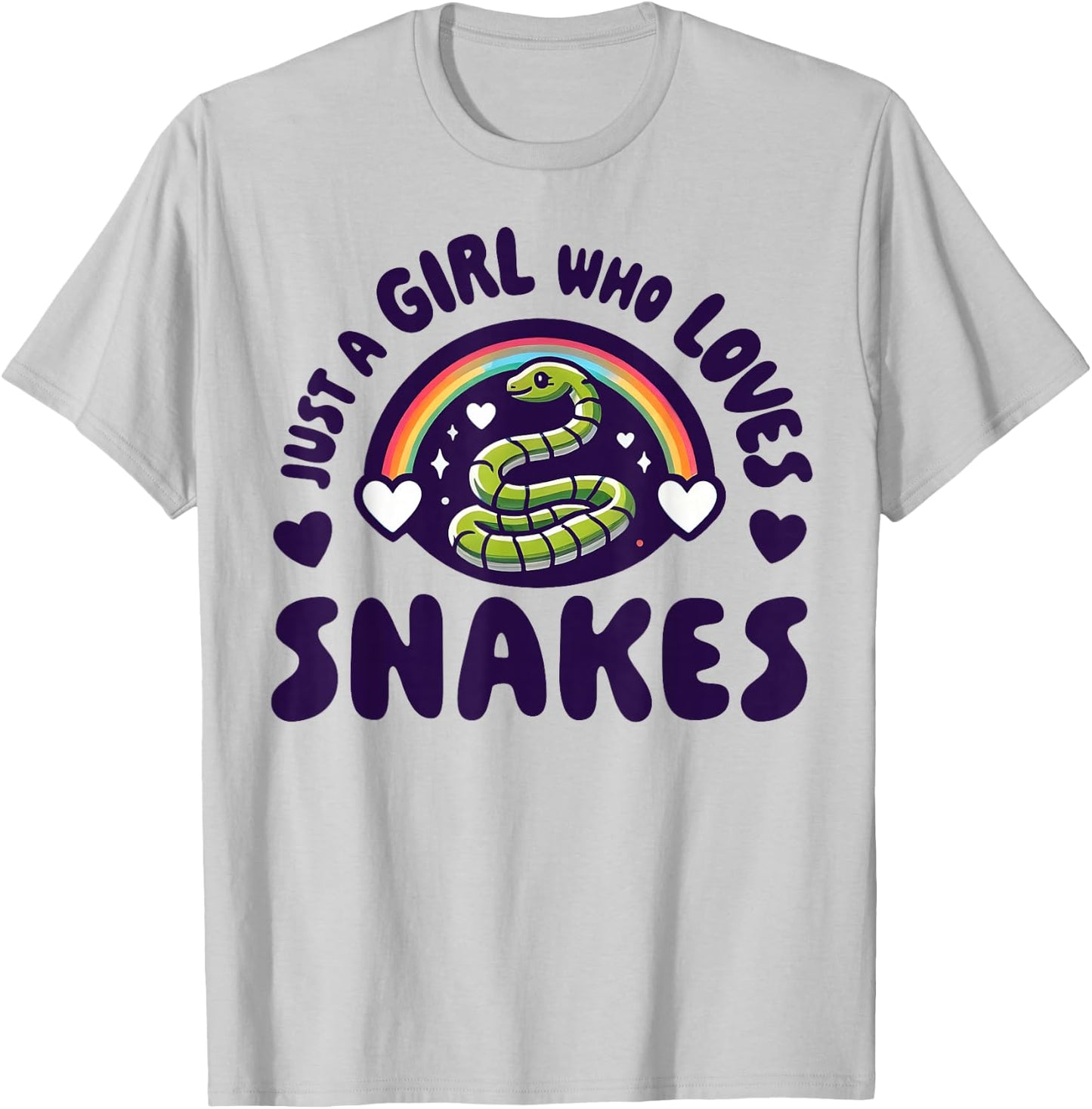 Snake Girl - Snake Women - I Love My Snake T-Shirt - T-Shirt | Ash