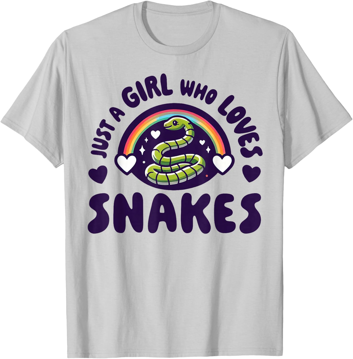 Snake Girl - Snake Women - I Love My Snake T-Shirt - T-Shirt | Ash