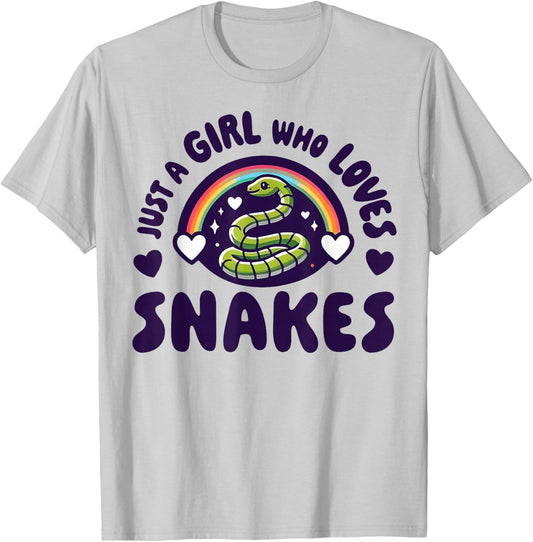 Snake Girl - Snake Women - I Love My Snake T-Shirt - T-Shirt | Ash