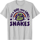 Snake Girl - Snake Women - I Love My Snake T-Shirt - T-Shirt | Ash