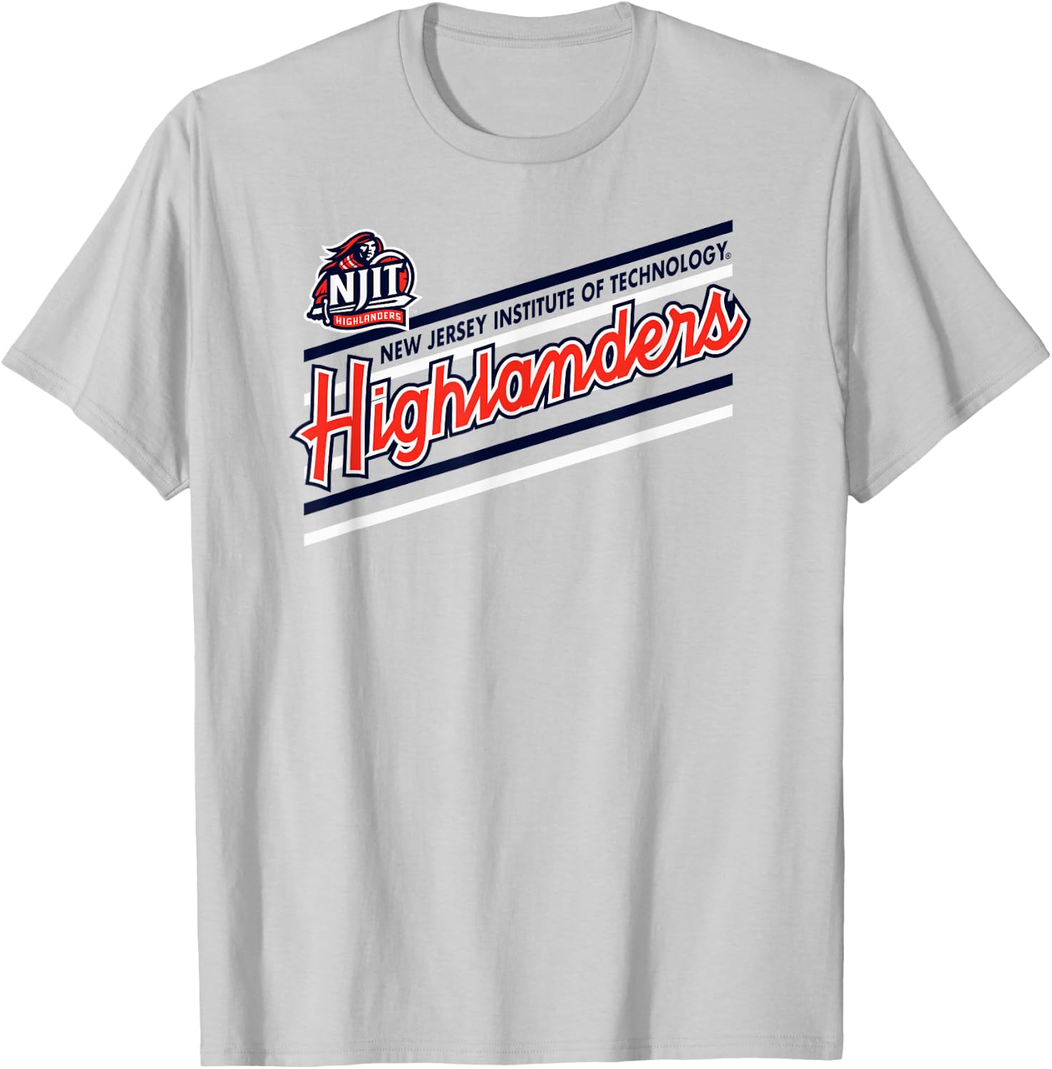 New Jersey Institute of Technology Highlanders Perform Gray T-Shirt - T-Shirt | Ash